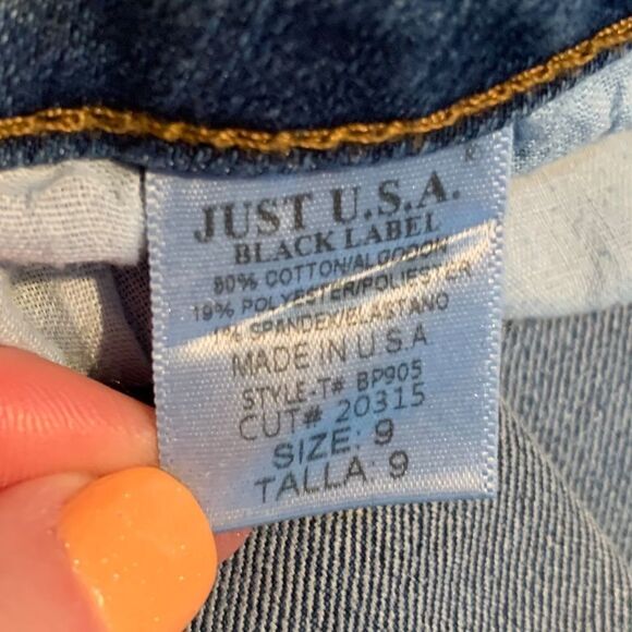 JUST USA Black Label Women’s Vintage Mid Rise Dark Wash Tall Jeans Size 9/29 - Picture 6 of 9